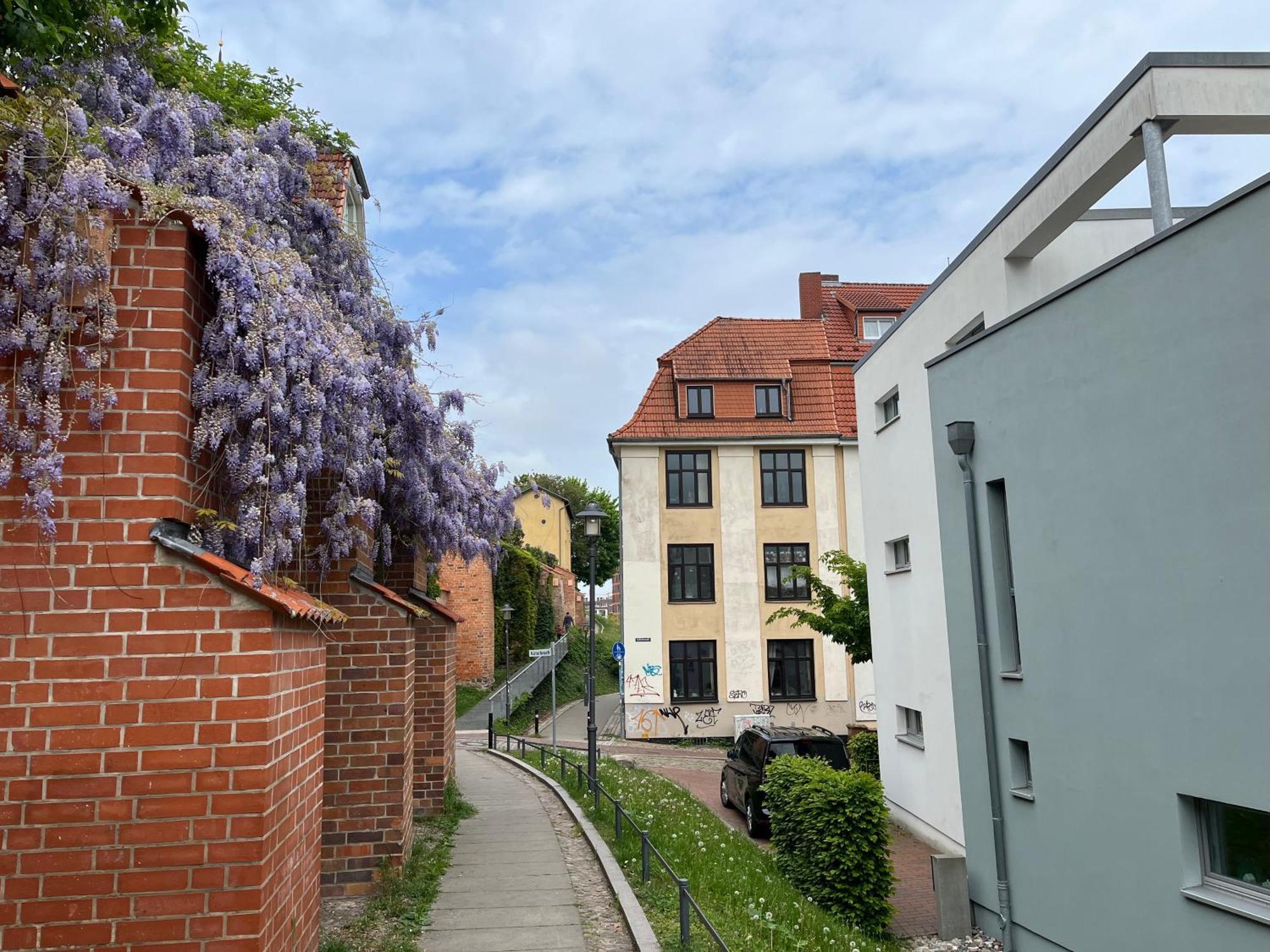 Ferienwohnung An Der Historischen Stadtmauer Rostock Exteriér fotografie