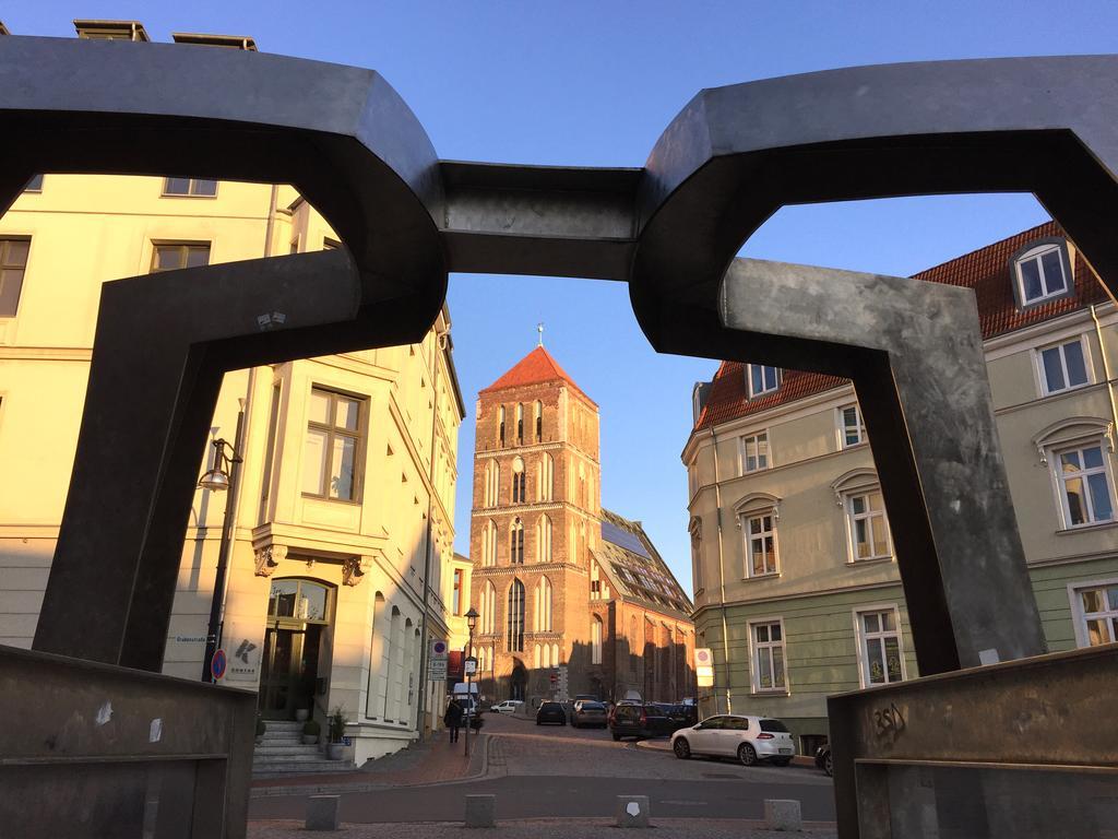 Ferienwohnung An Der Historischen Stadtmauer Rostock Exteriér fotografie